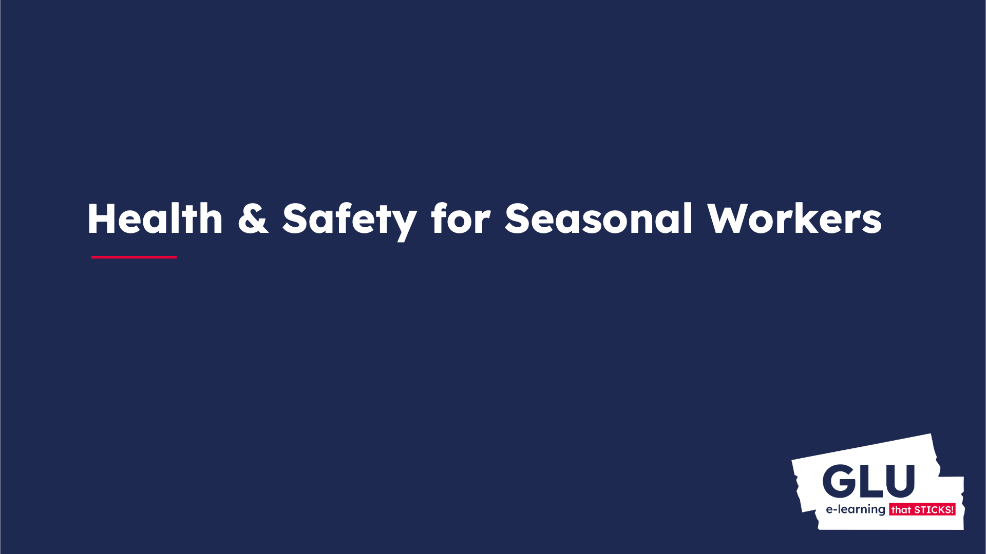 Health & Safety